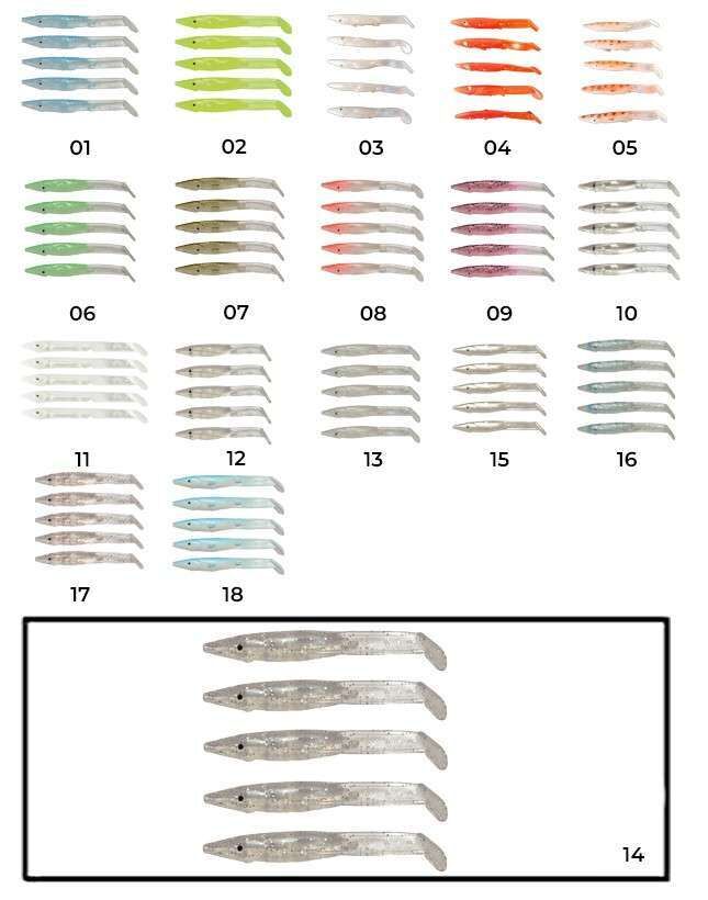 Captain 3597 Elegant 75cm Silikon Zargana 5li Paket Suni Yem 14