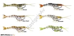 Savage gear TPE Manic Shrimp 6.5 cm 4 gr Suni Yem Avacado