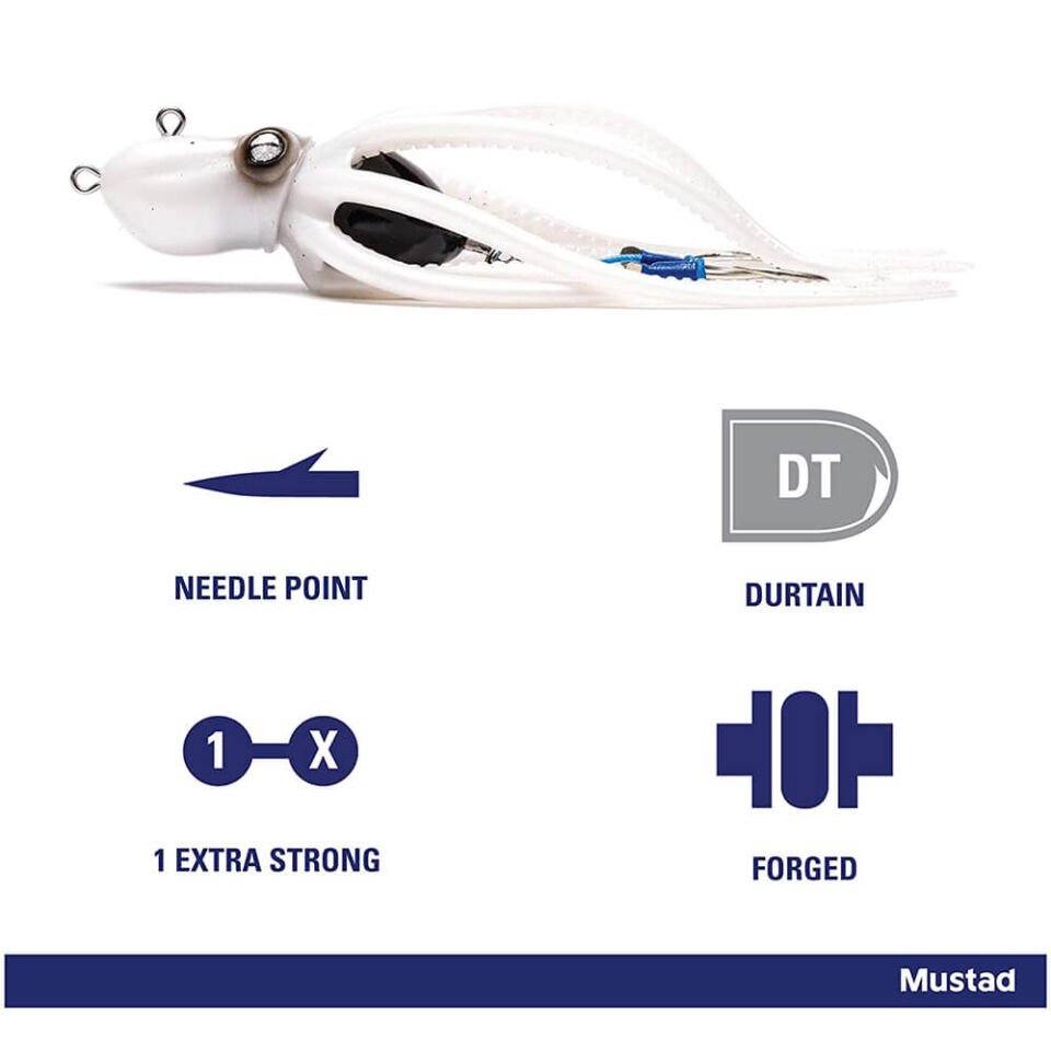 Mustad Inkvader Octopus Jig Sahte Yem CAS - CASPER - 280GR