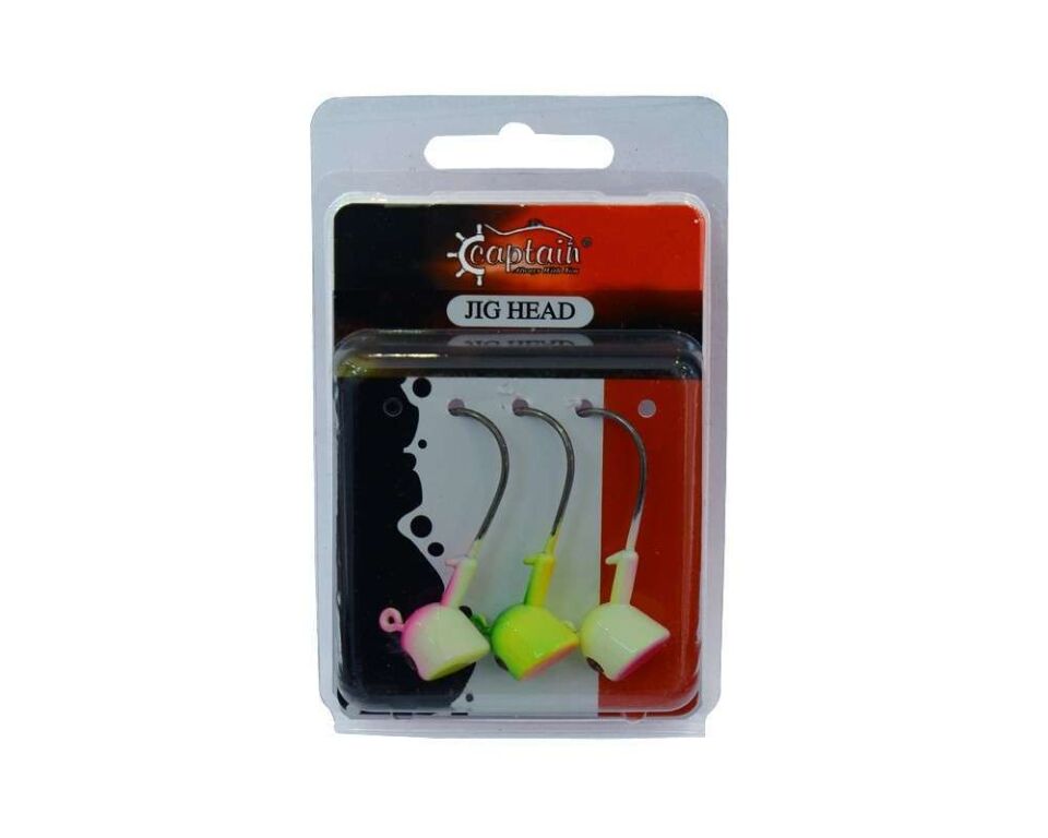 Captain Jig Head Bastet 4lü Mix Set Kesik Kafa Jig Head Standart - 7 GR