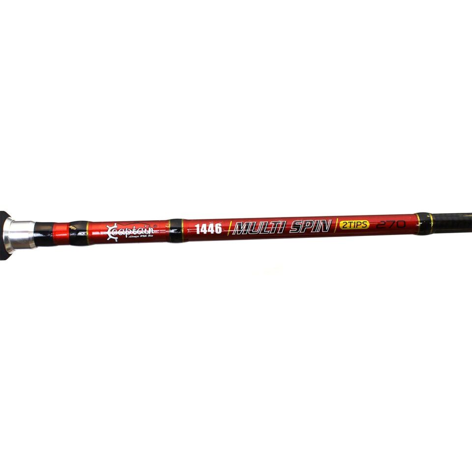 Captain 1446 Multi Spin Kamış 270cm 2 Farklı Atar Çift Uçlu 5-25 ve 10-45gr