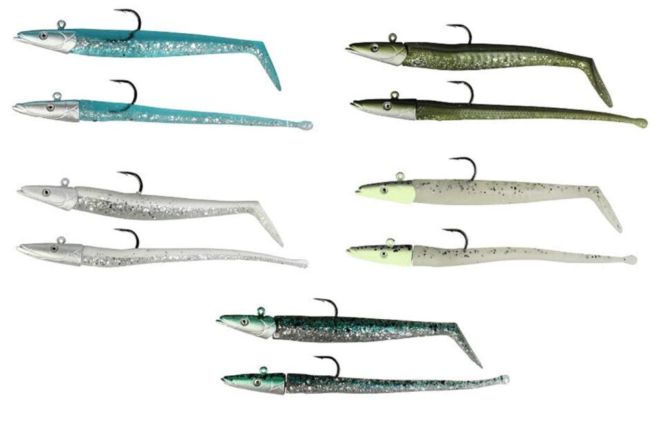 Savage gear Sandeel And Slug 10 cm 10 gr 4+2 Adet 19-Glow