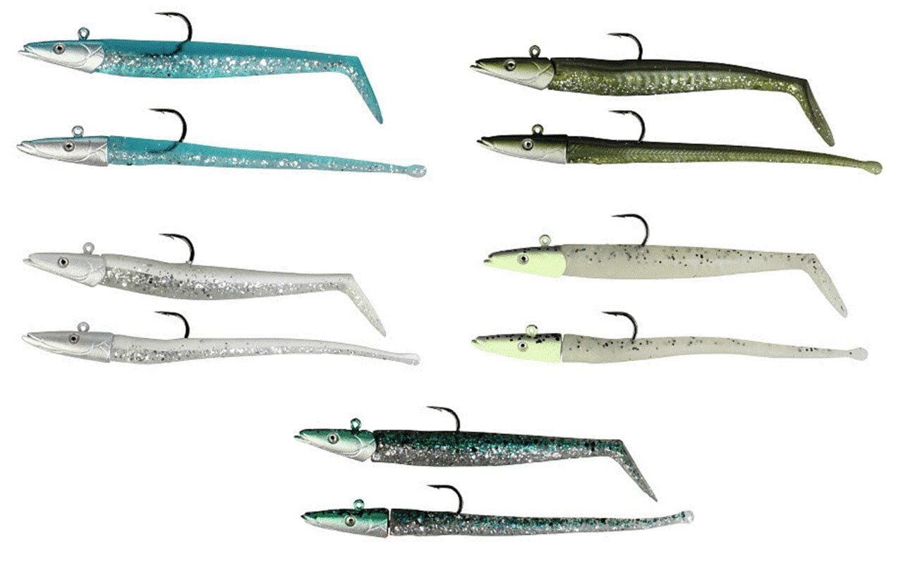 Savage gear Sandeel And Slug 10 cm 10 gr 4+2 Adet 30-Real Pearl