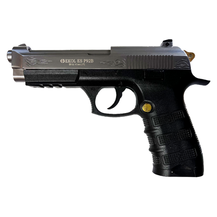 EKOL S P92 B Polimer Füme Altın Havalı Tabanca - Blowback