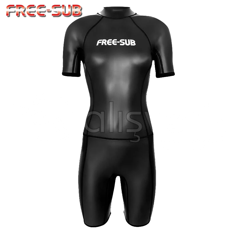Free-Sub Kadın Smooth Shorty Dalış Elbisesi 2mm