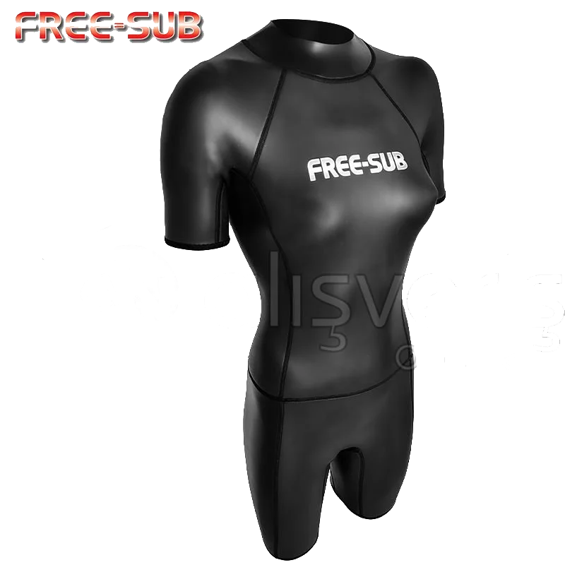 Free-Sub Kadın Smooth Shorty Dalış Elbisesi 2mm