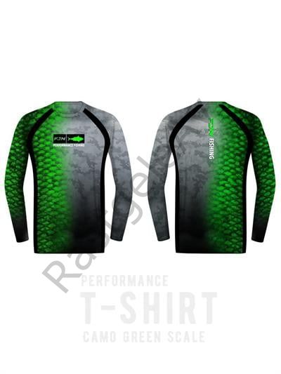 Fujin Performance T-Shirt Camo Green Scale