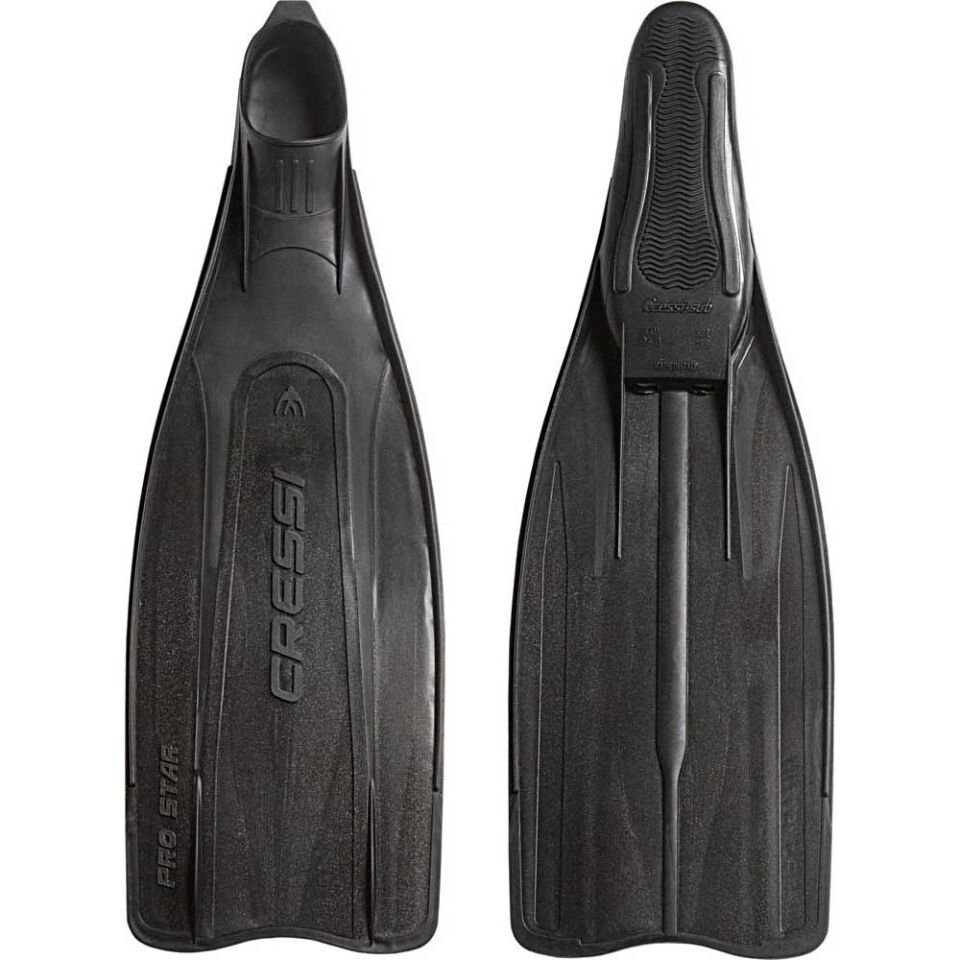 Cressi Pro Star Dalış Paleti BLACK - NO:43-44