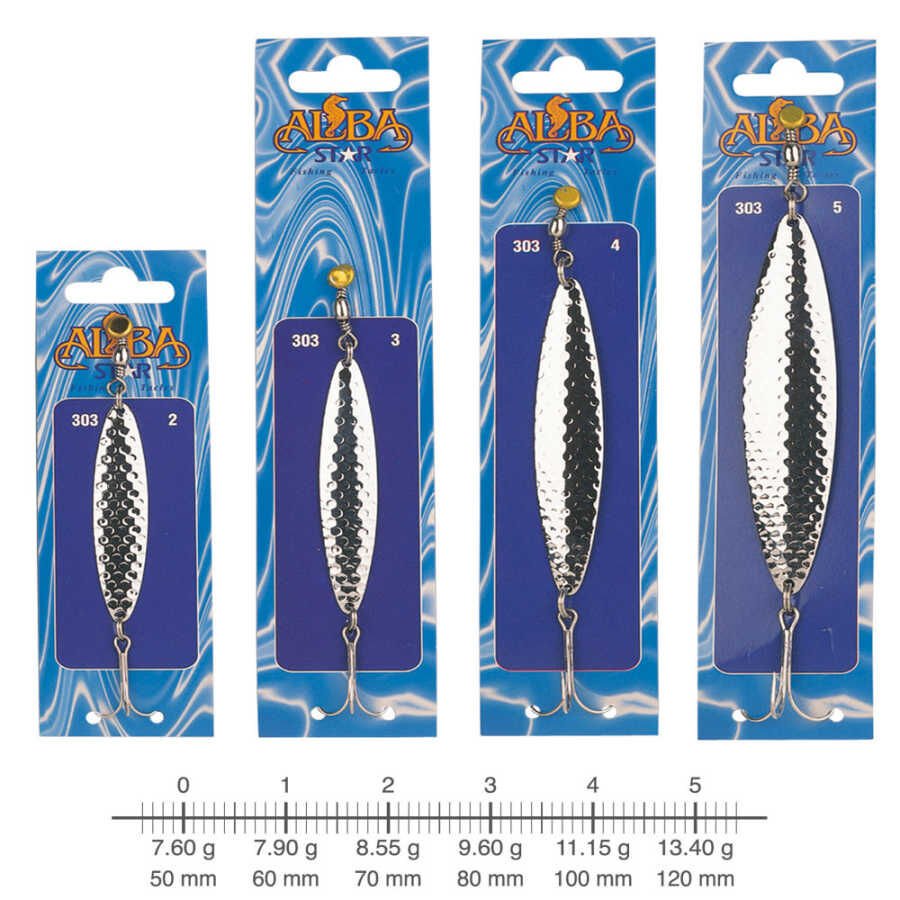 AlbaStar 303 Lüfer Olta Kaşığı DESENLİ - NO:1