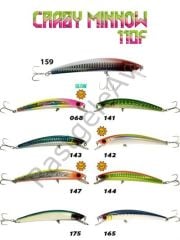 Fujin Crazy Minnow 110F 12gr Maket Balık
