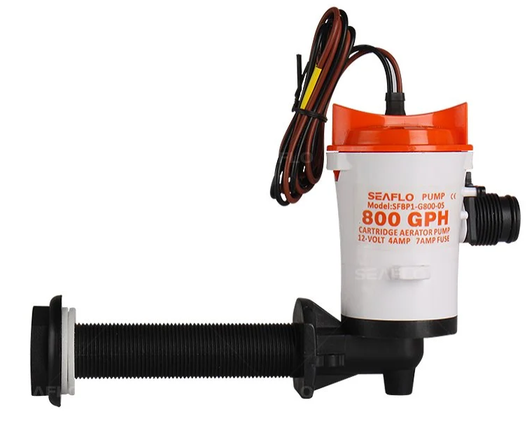 Seaflo Yatay 90 Derece Livar Pompa 12 Volt 800 Gph 4 Amper