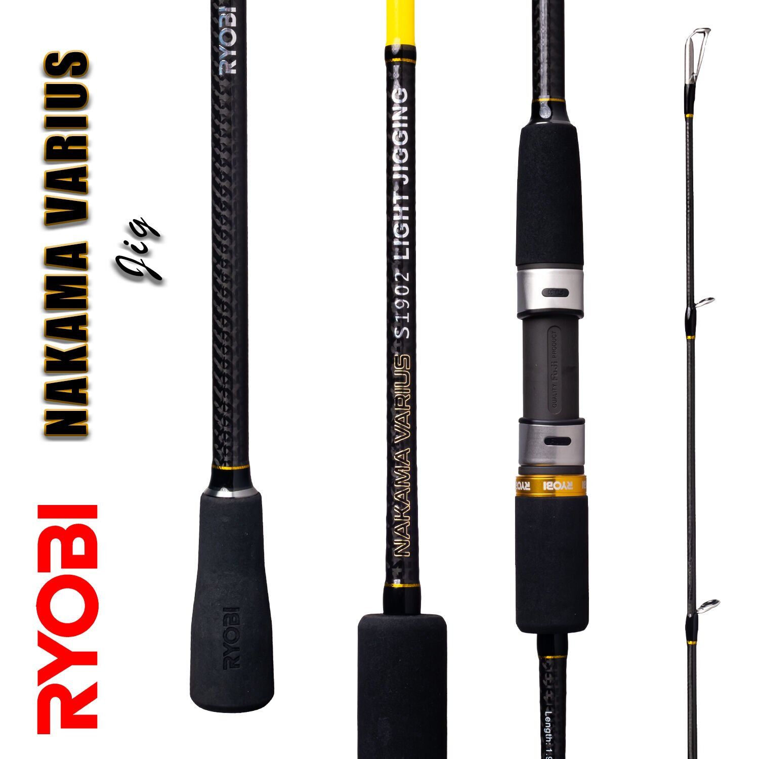 Ryobi Nakama Slow Jigging Olta Kamışı 1.9m 300 g Tetiksiz