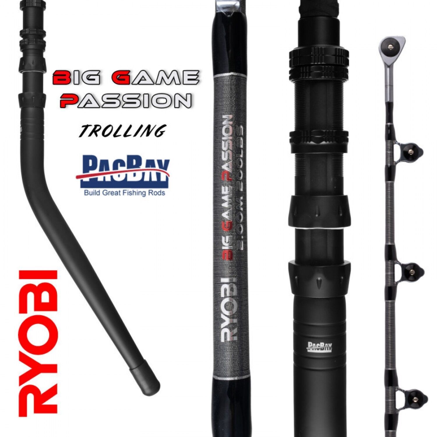 Ryobi Big Game Passion Trolling Olta Kamışı 2.00m 200lbs