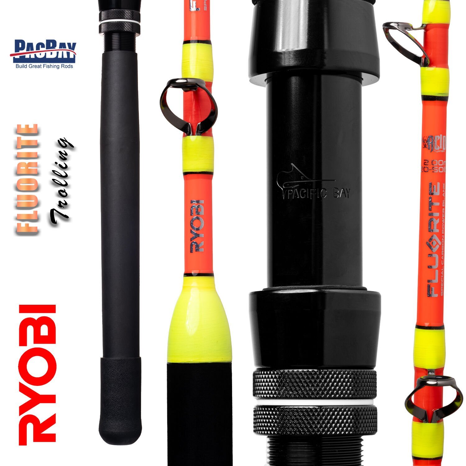 Ryobi Fluorite Trolling Olta Kamışı 2.00 Mt 2.5 Lbs