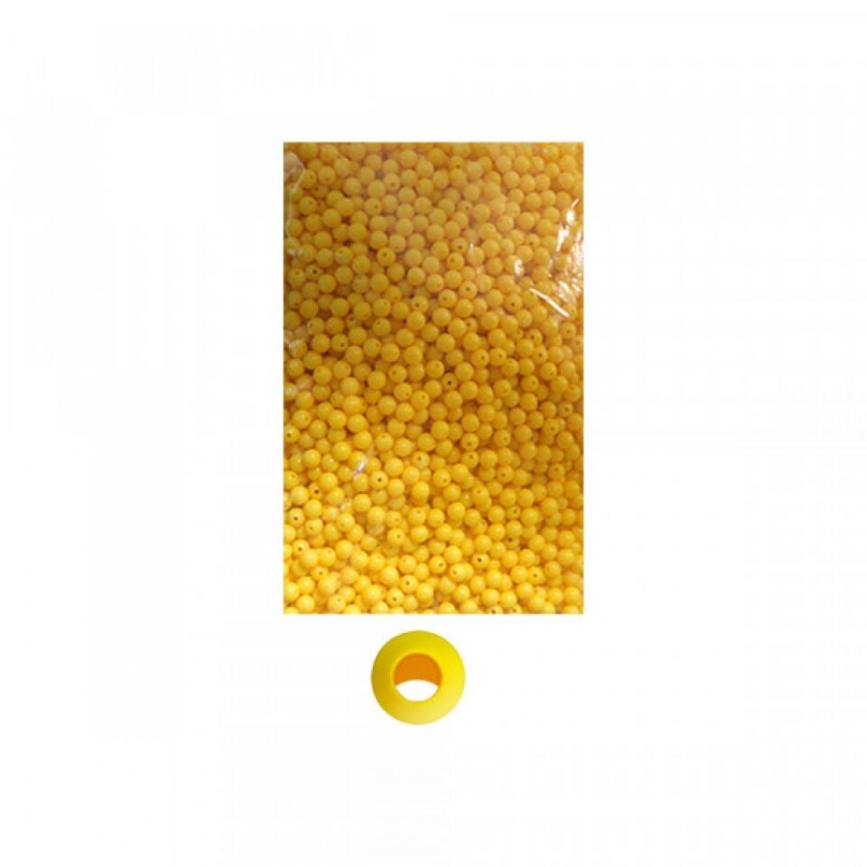 Effe Boncuk Yuvarlak Sarı