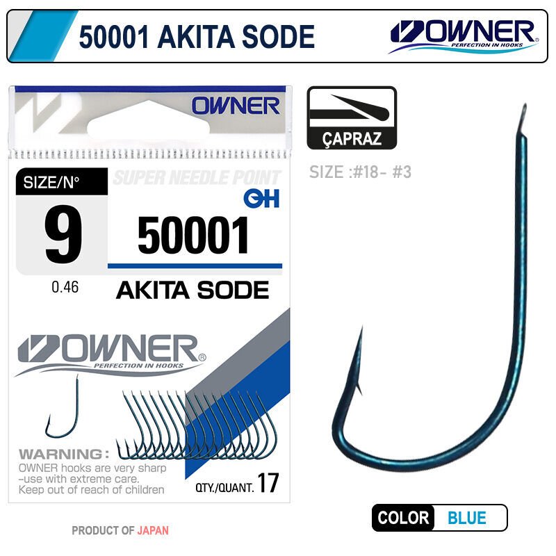Owner 50001 Akita Sode Blue İğne
