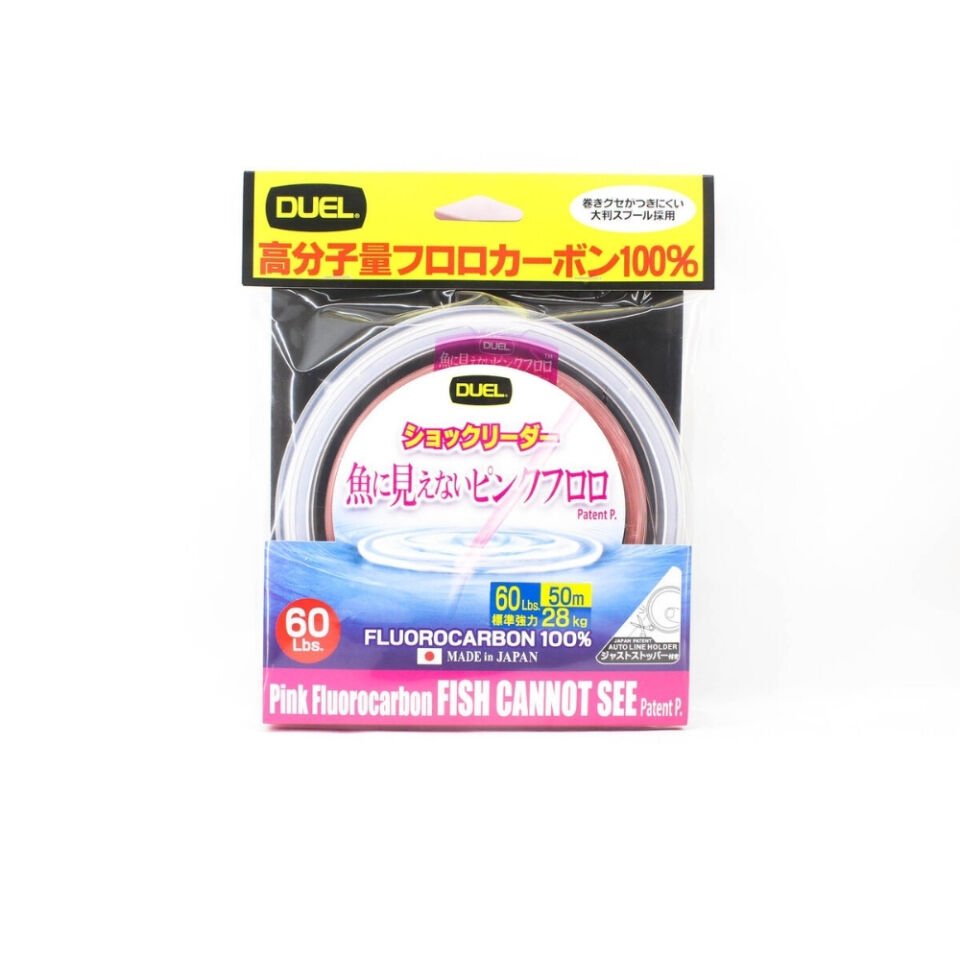 Duel Cannot See %100 Fluorocarbon Misina PINK - 46KG-0.910MM-50MT