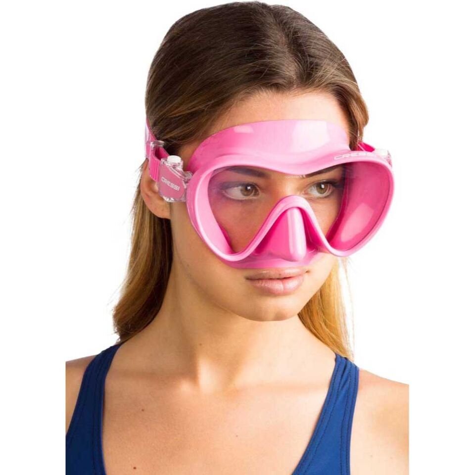 Cressi F1 Frameless Dalış Maskesi PINK - ÇOCUK