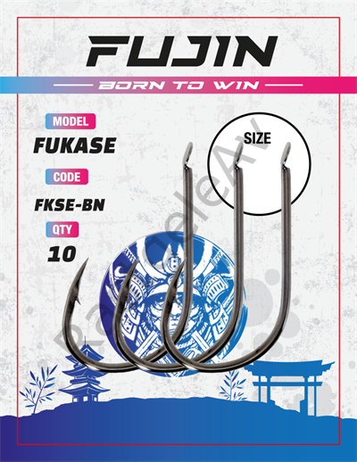 Fujin Fukase Düz Olta Kancası