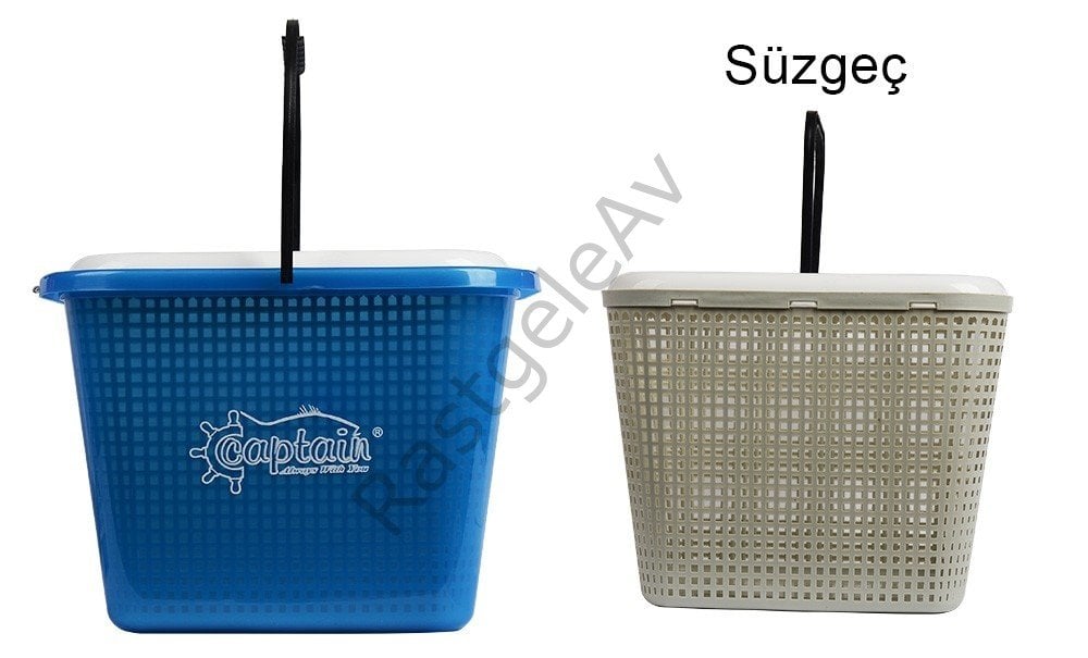 Captain Balıkçı Kovası Süzgeçli 10 Litre