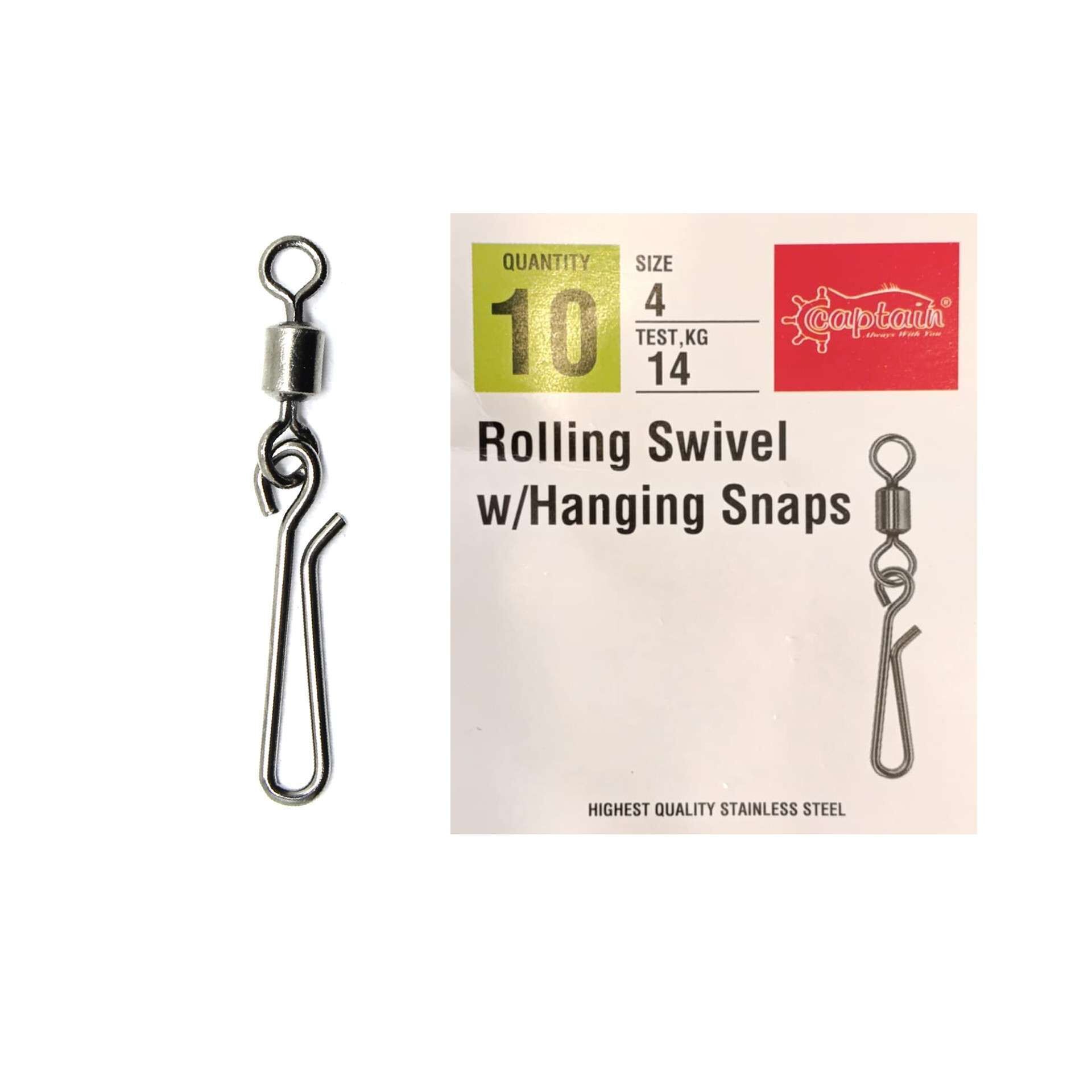 Captain 5128 Speed Sahte Balık Klipsi 10lu Paket Black Nikel