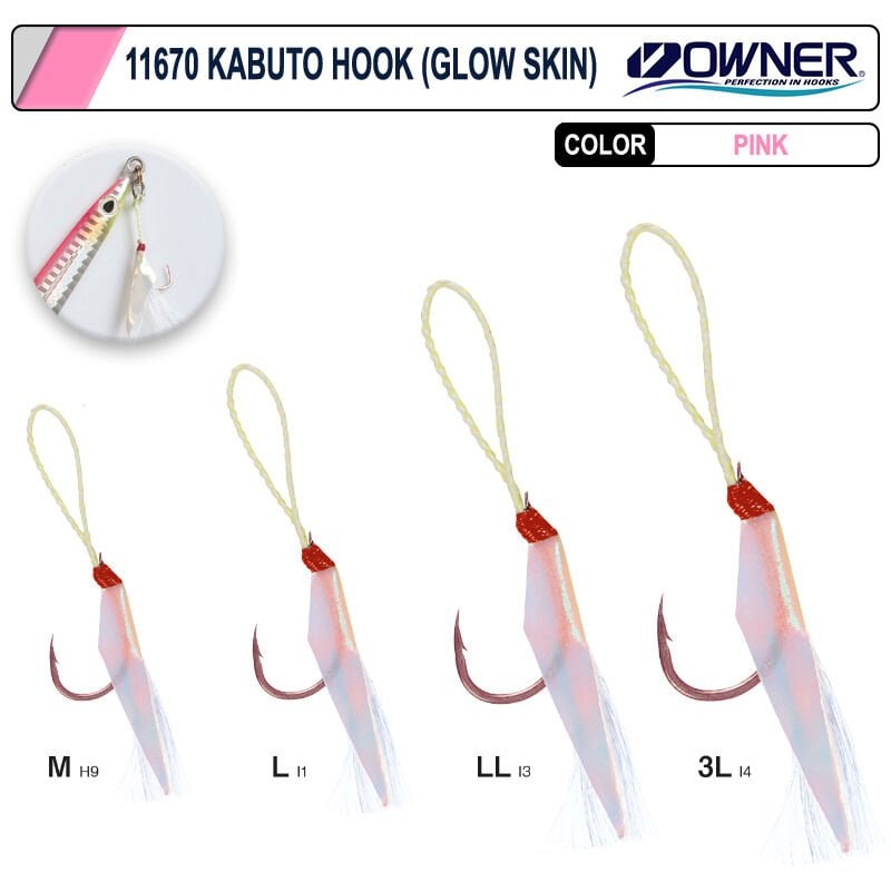 Cultiva 11670 Kabuto Glow Skin Fosforlu Jigging İğnesi