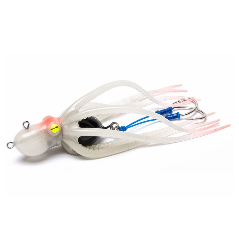 Mustad Inkvader Octopus Jig Sahte Yem GLO - GLOW - 150GR