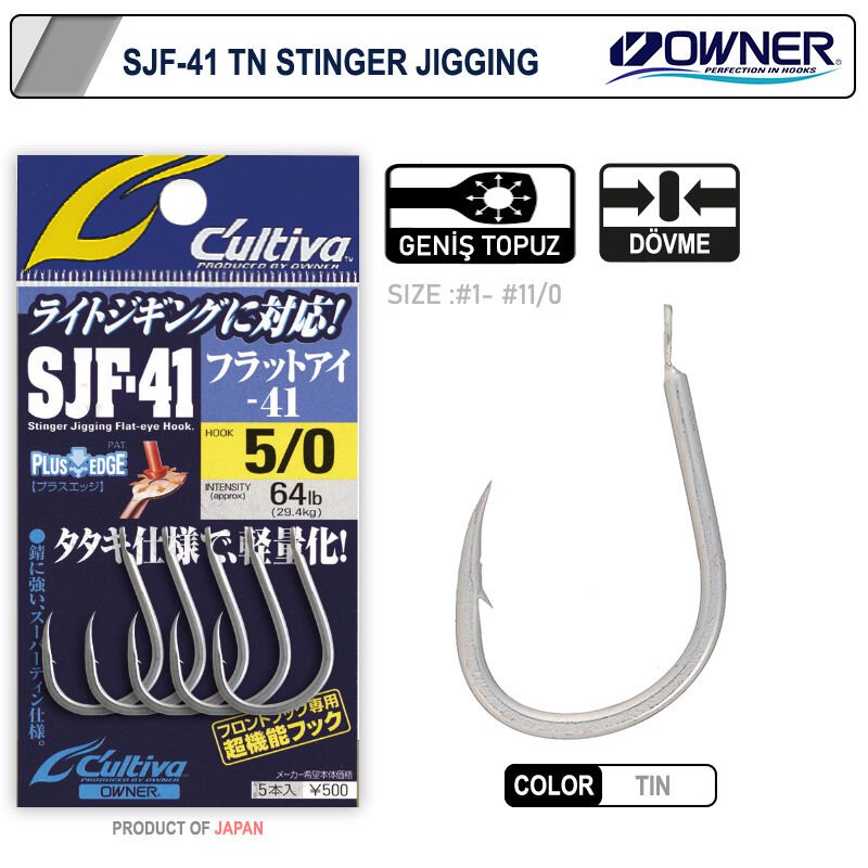 Cultiva SJF-41 11699  Stinger Jigging Jig İğnesi