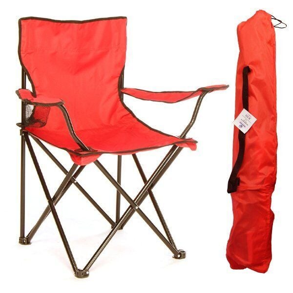 DFT Kollu Katlanır Kamp Sandalyesi Rejisör Kırmızı