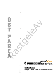 Fujin Dragon Monster 275cm 20-60gr Üst Parça
