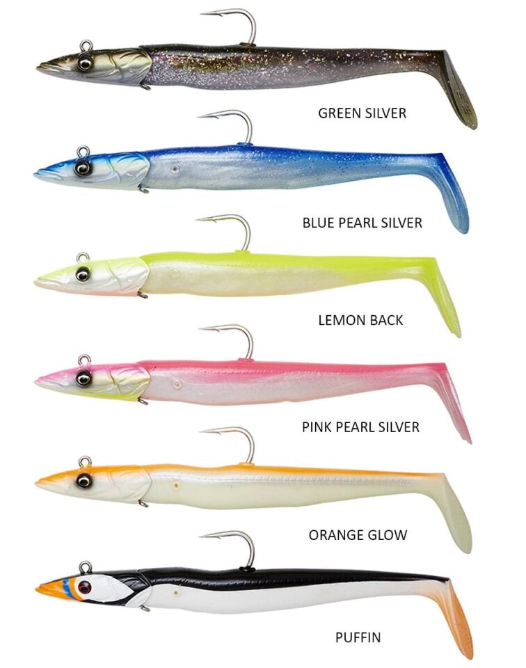 Savage Gear Sandeel  V2 Big Game 27.5cm 275gr Sahte Balık Green Silver