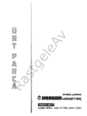 Fujin Dragon Monster 285cm 17-75gr Üst Parça