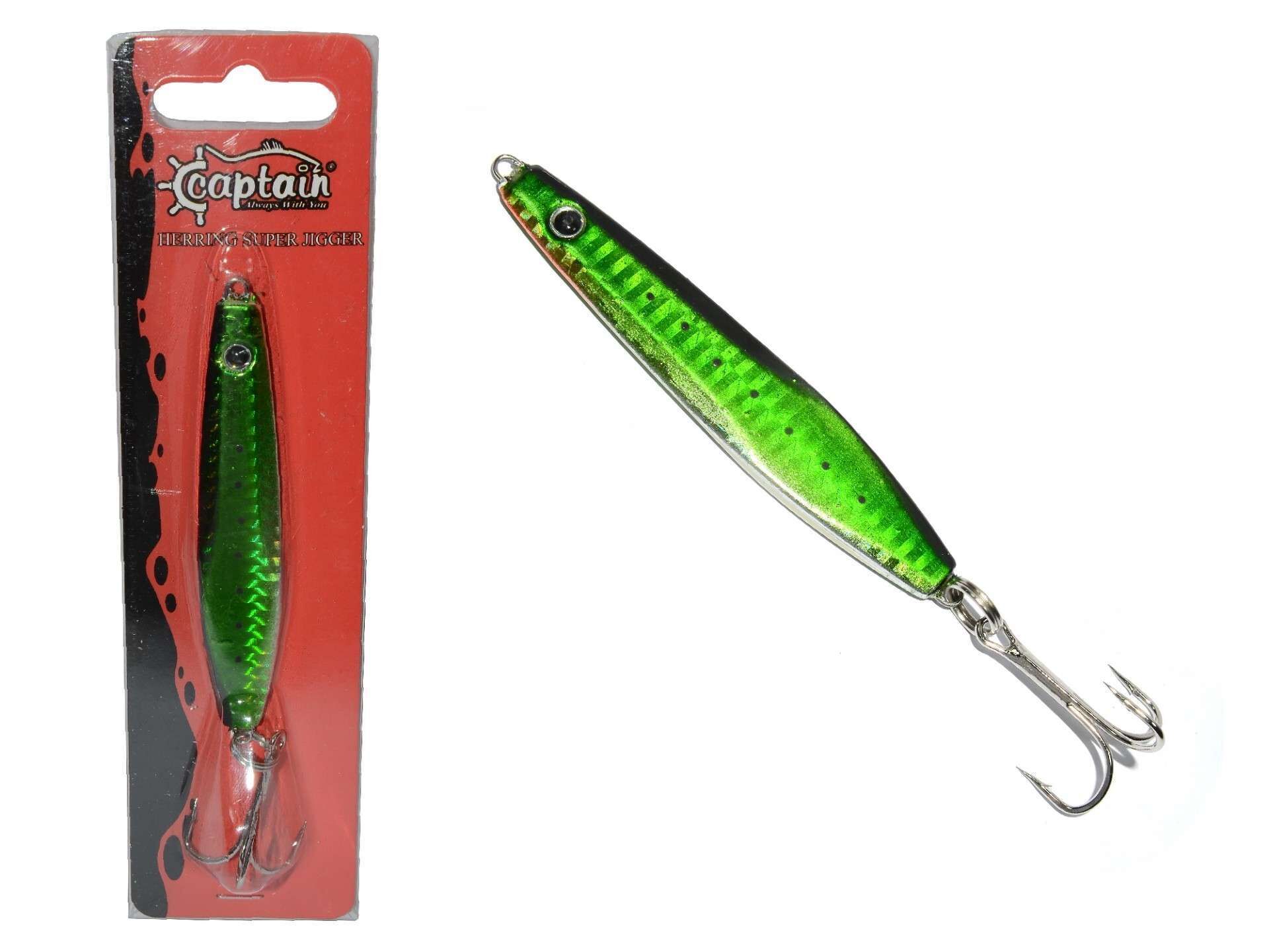 Captain 3622 Herring Süper Jigger 60gr Light Jig Suni Yem GRENSILVER