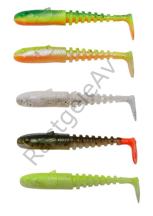 Savage Gear Gobster Shad 9 cm 9 gr Dark Water Mix 5 Pcs