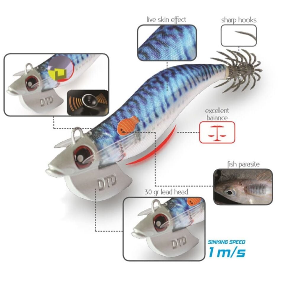 Real Fish Egi 3.0 Tr - 30 G