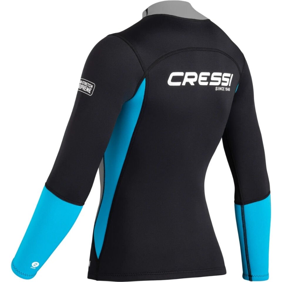 Cressi Guardian Lady Dalış Ceketi BLACK-A.MARİNE - 2MM - M - NO:3
