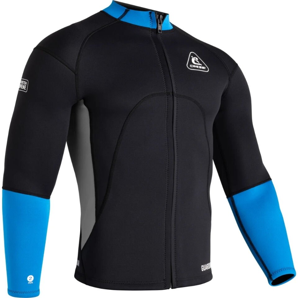 Cressi Guardian Man Dalış Ceketi BLACK-BLUE - 2MM - XL - NO:5
