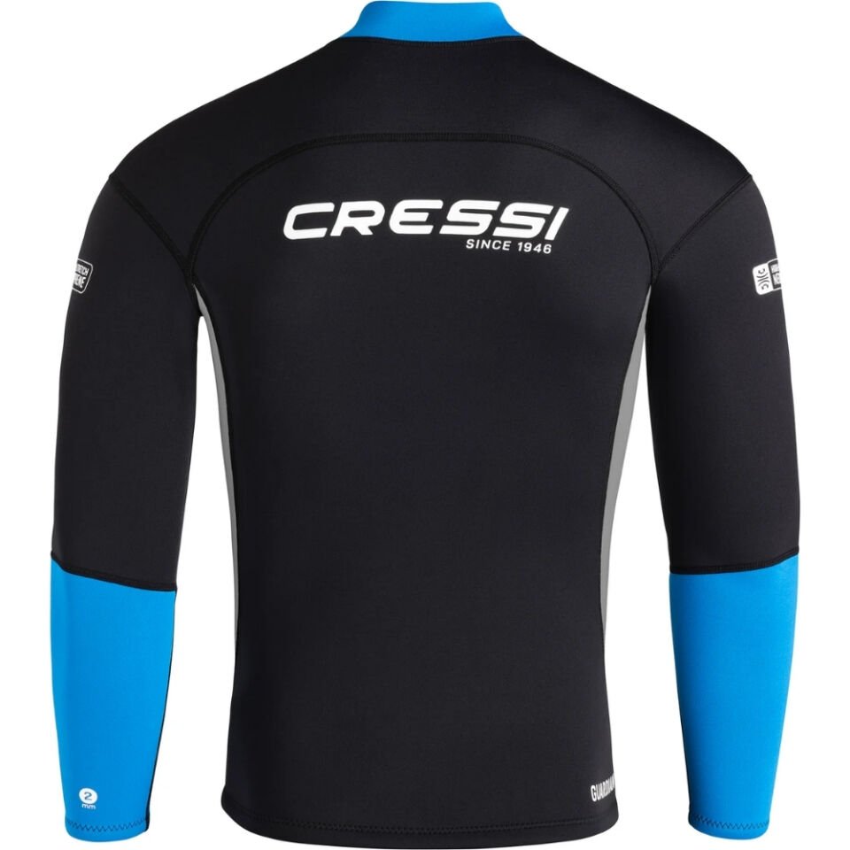Cressi Guardian Man Dalış Ceketi BLACK-BLUE - 2MM - 2XL - NO:6