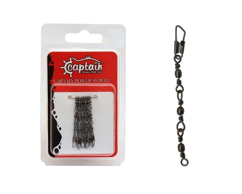 Captain 5095 3 Zincir Klips 5li Paket Black Nikel