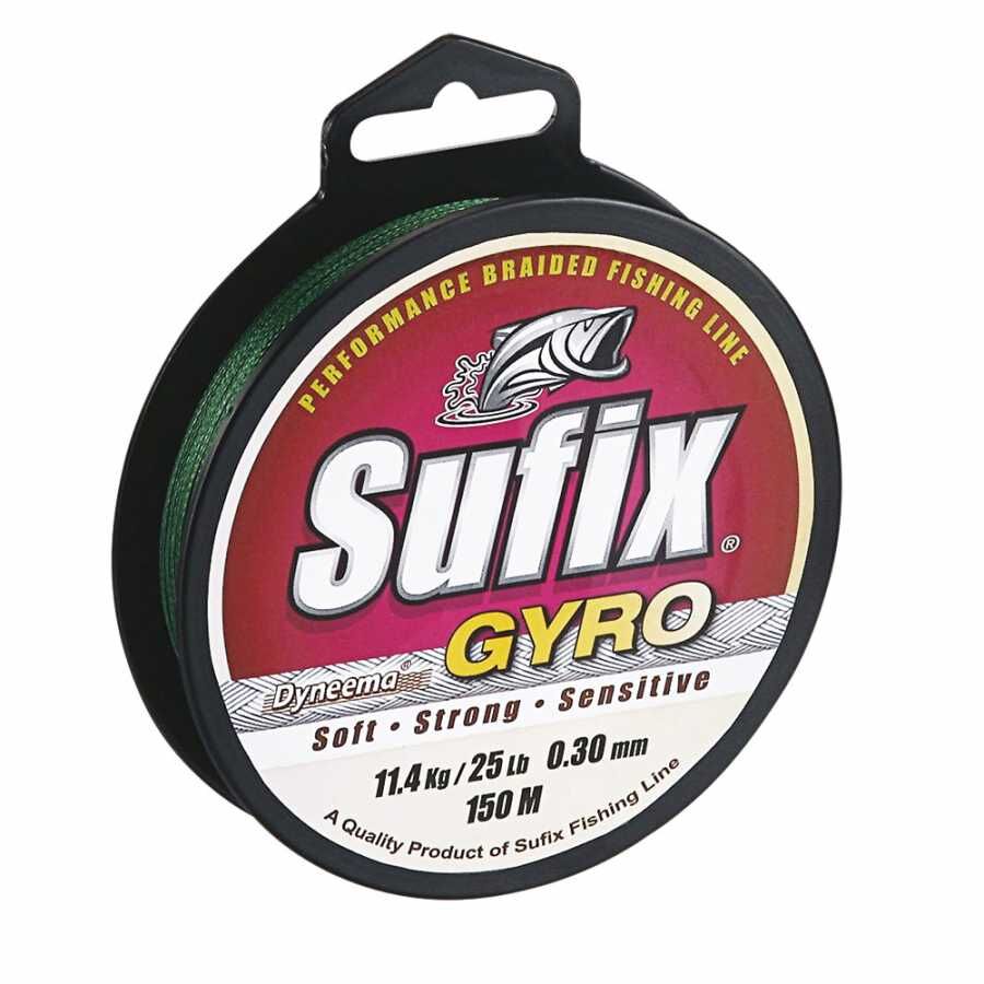 Sufix Gyro Braid İp Misina DEEP GREEN - 0.35MM - 250MT - 13.6KG