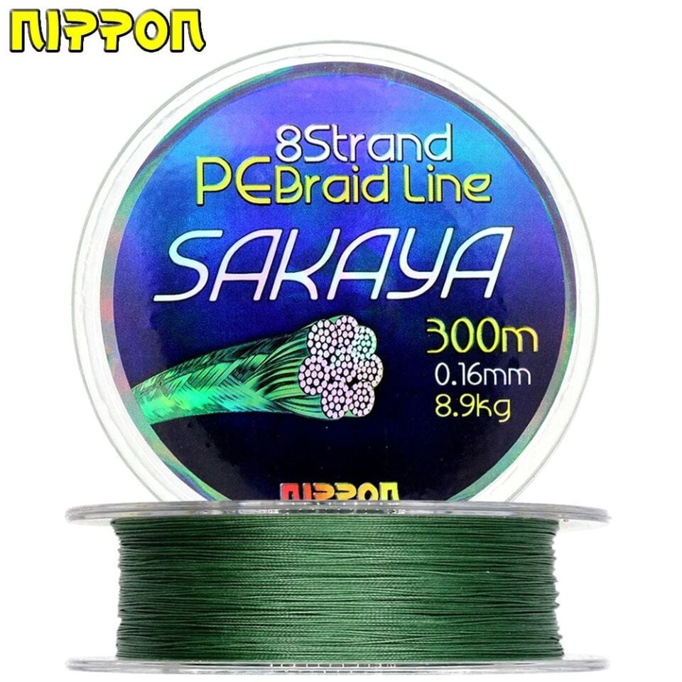 Sakaya 300 Mt İp Misina 8X D.Green