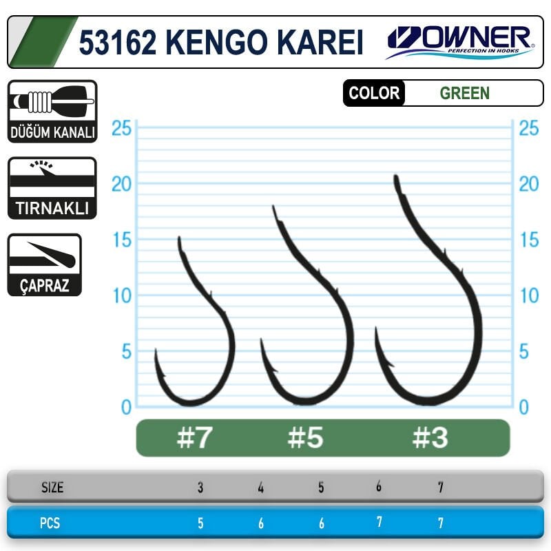 Owner 53162 Kengo Karei S. Green İğne