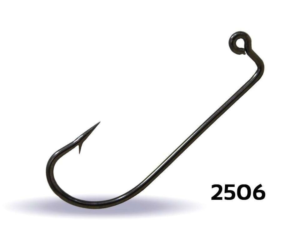 Youvella 2506 Jig Head İğnesi Dövme Delikli Uzun 100lü Kutu Black Nikel Standart - 3-0