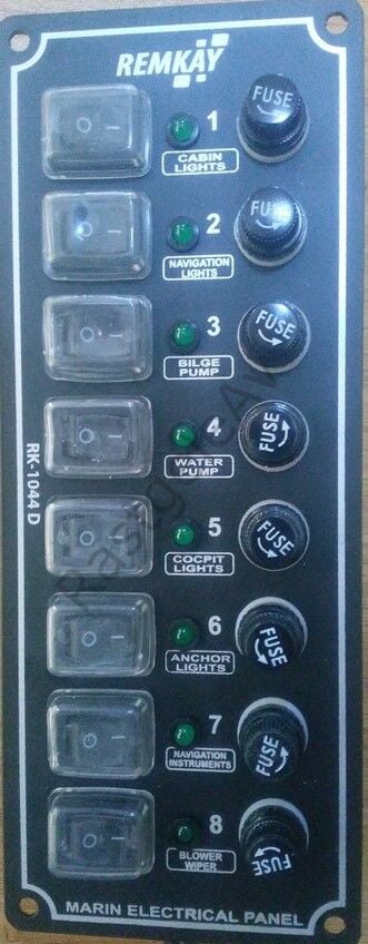 Remkay 8 li Dikey Sigorta Paneli