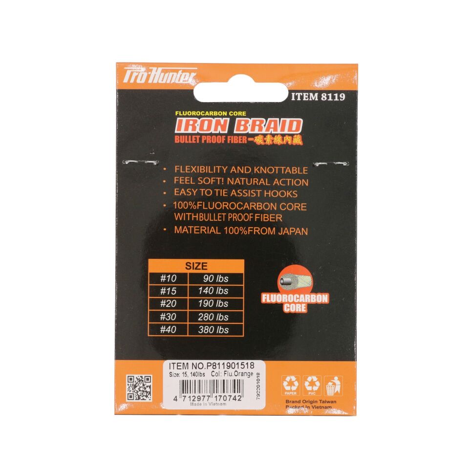 Fluorocarbon Core Assist İpi Iron Braid