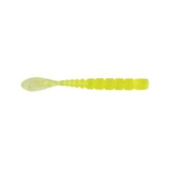 Mustad Aji Fish Tail Silikon Kurt 005 - CLEAR CHARTREUSE - 5CM - 12Lİ