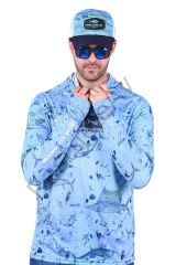 Fujin Pro Angler T-Shirt Blue Fish