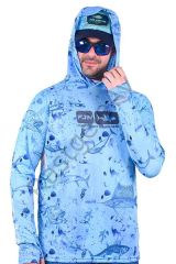 Fujin Pro Angler T-Shirt Blue Fish