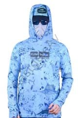 Fujin Pro Angler T-Shirt Blue Fish