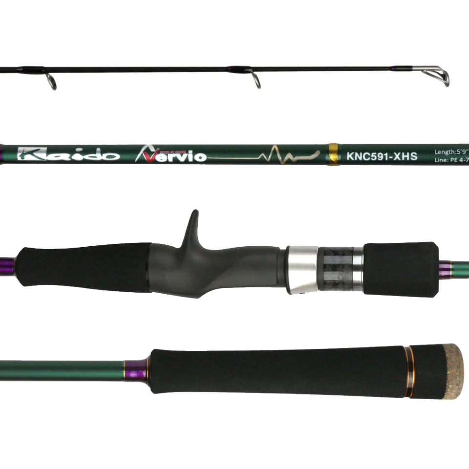 Kaido-Nervio Solid Caron Baitcast Rod KNC591-XHS J